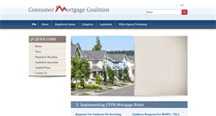 Desktop Screenshot of consumermortgagecoalition.org